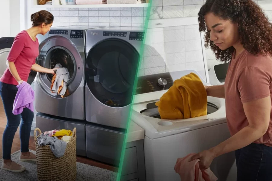 Laveuse à chargement par le haut ou à chargement frontal