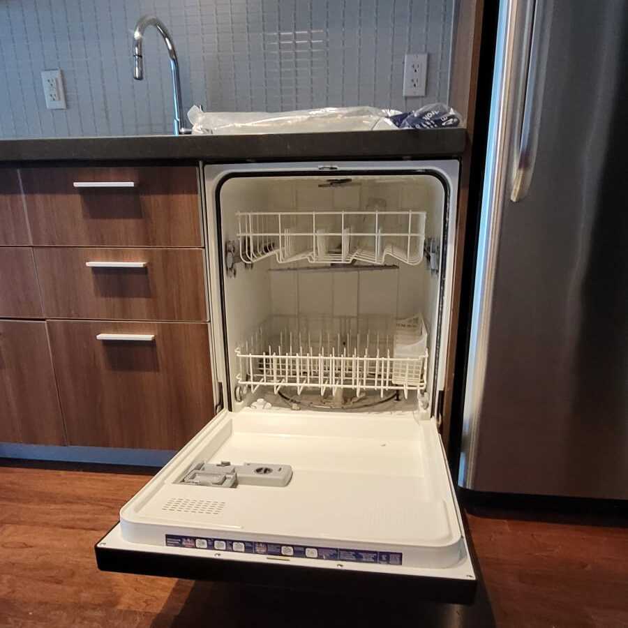 dishwasher not draining properly