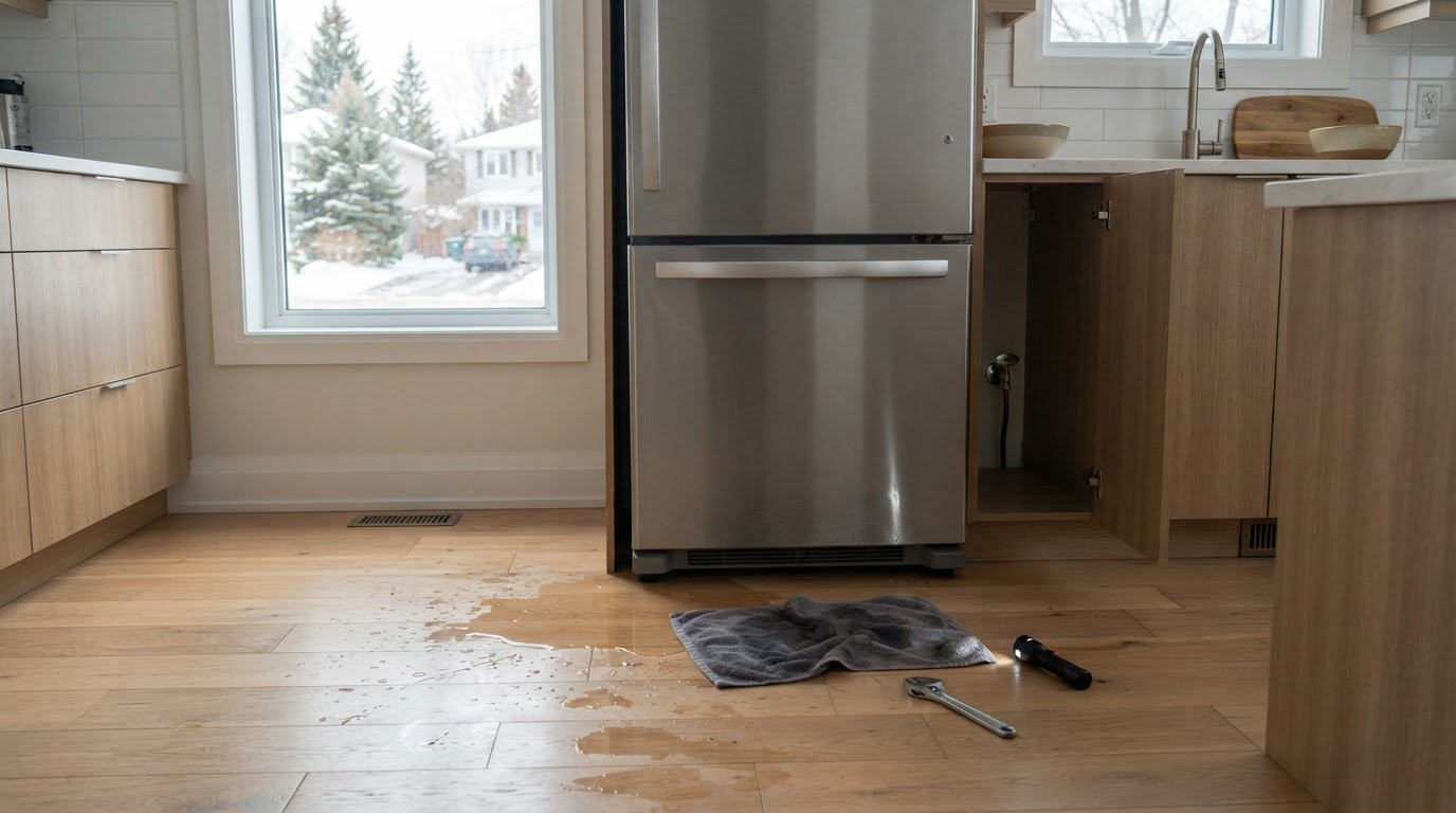 Refrigerator Leaking Water in Ottawa: Causes, Fixes, and Prevention